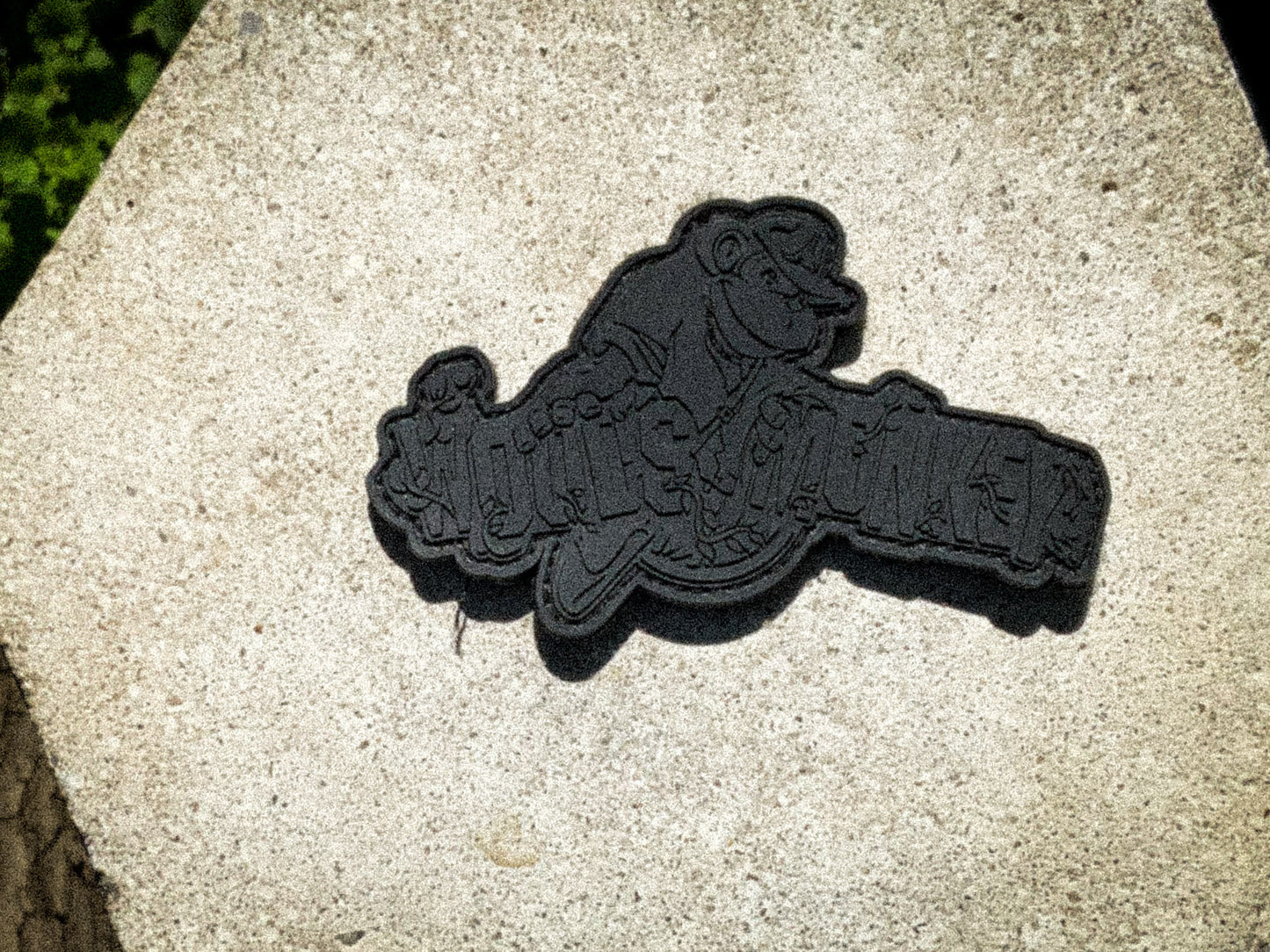 Woods Monkey PVC Hook and Loop Blackout Patch