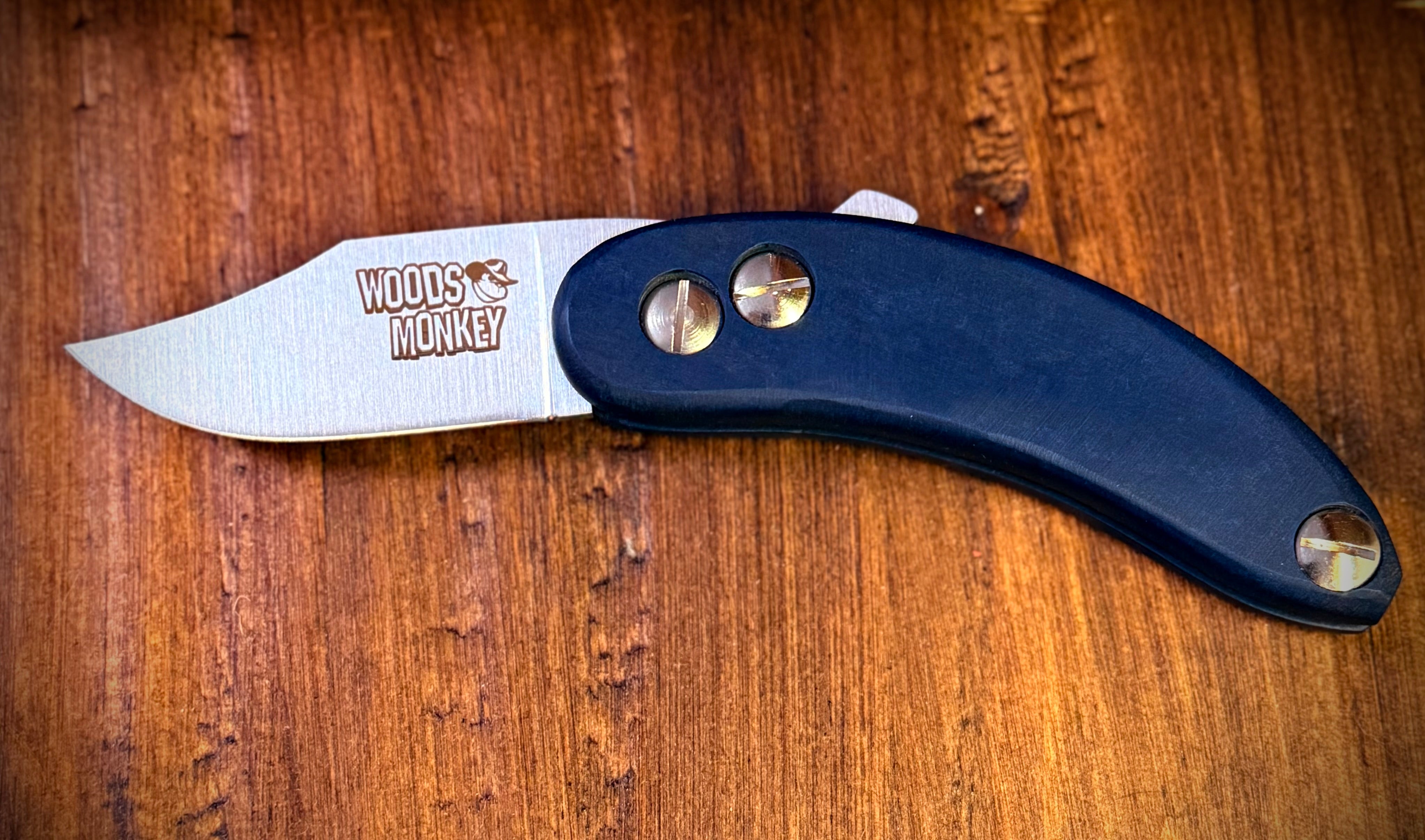 Banana Peel Folder | Woods Monkey | Friction Folding Knife