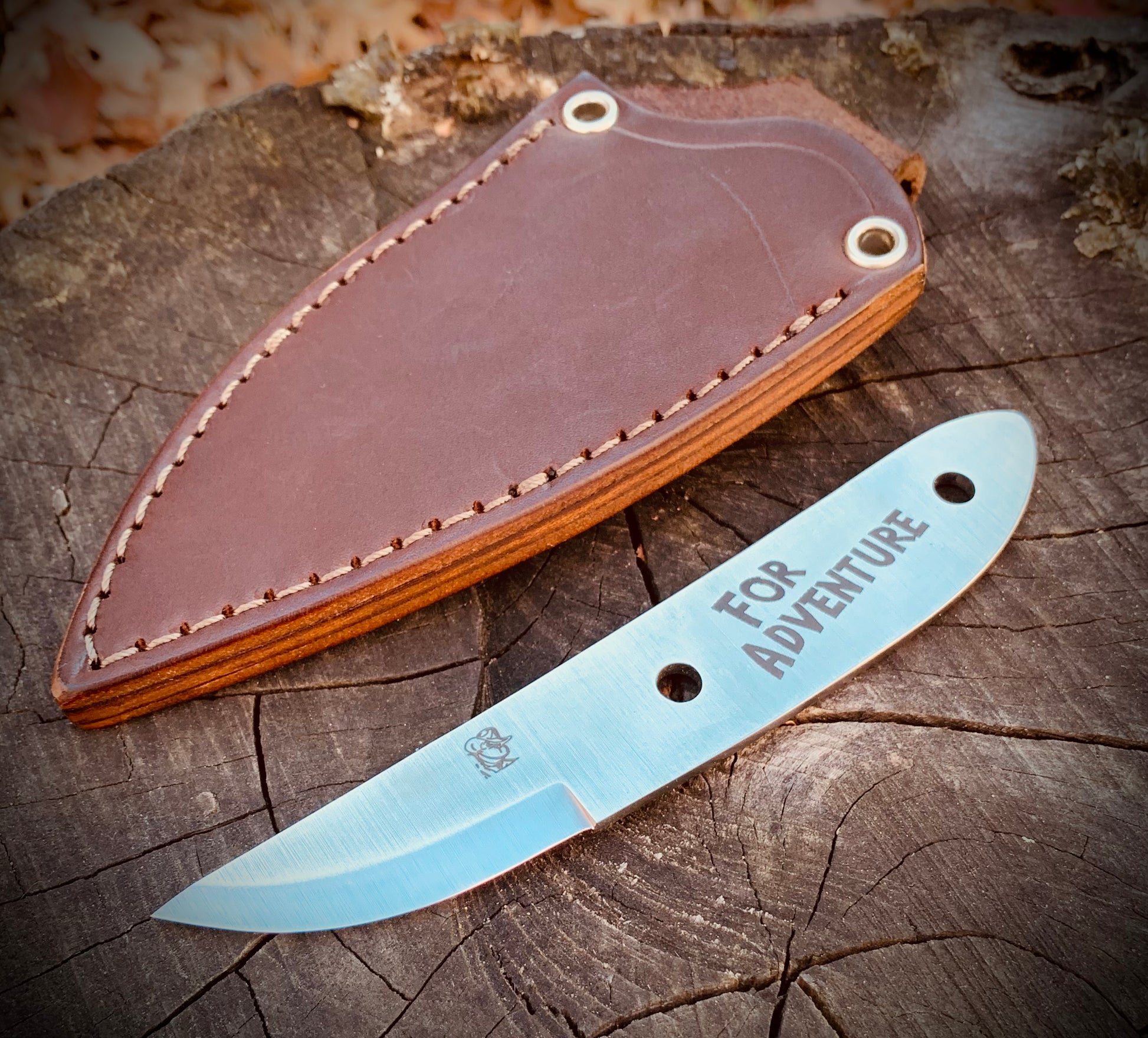 DIY Kerf Carver Fixed Blade Knife with JRE Sheath
