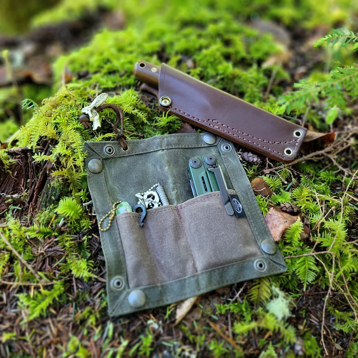 EDC Waxed Canvas Travel Tray