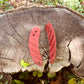 Red Linen icarta Scales for Woods Monkey Banana Peel Folding Knife