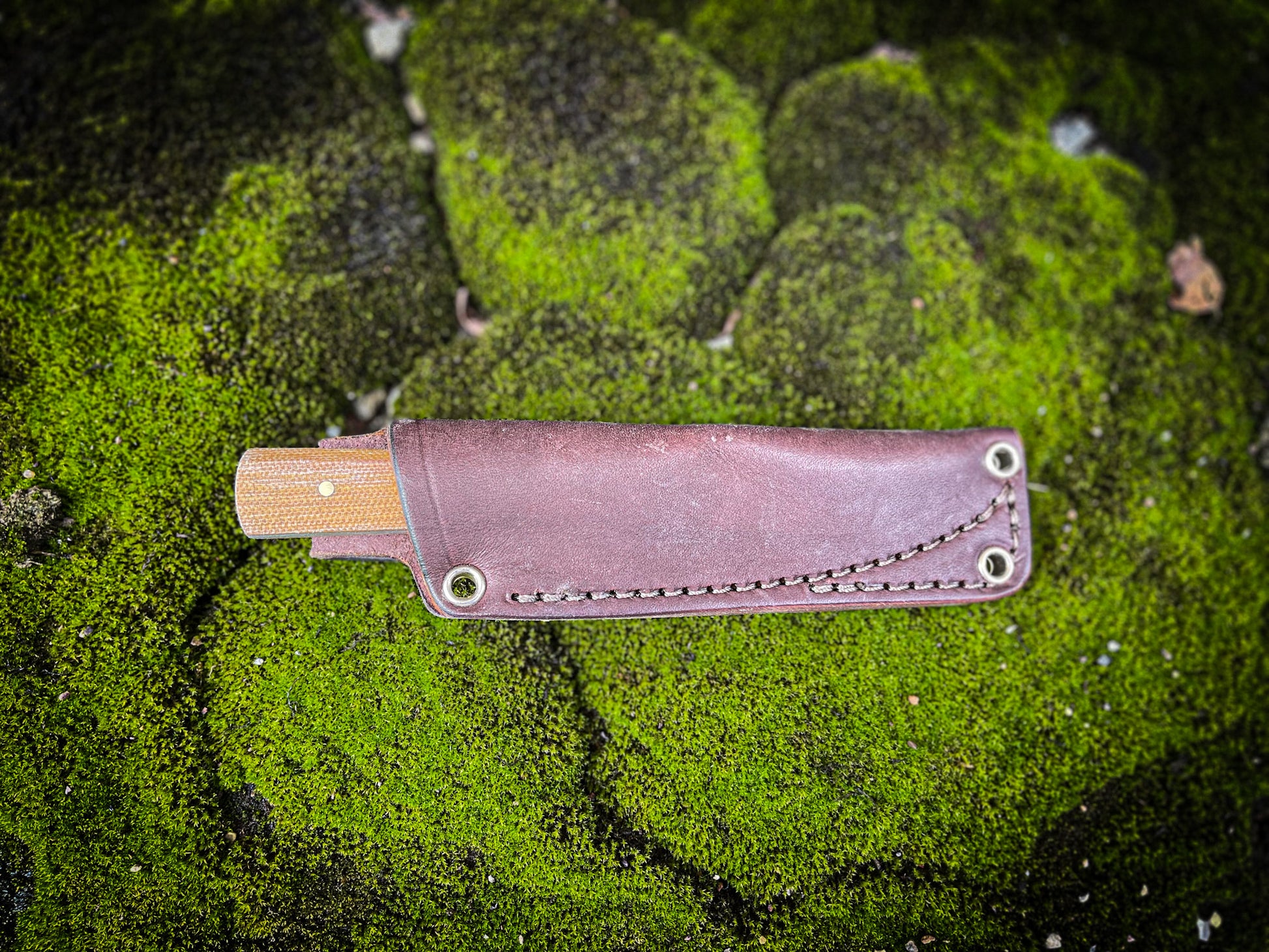 Bonds Creek Knives Fin & Feather JRE leather sheath