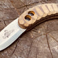 Banana Peel Folder, folding knife with micarta scales