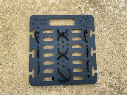 Large Monkey Board shown in black kydex