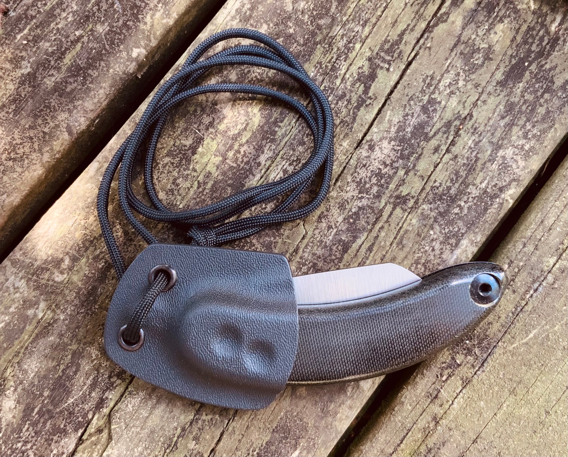 Banana Peel Folder and Custom Neck Sheath Combo